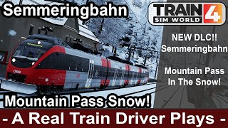 NEW Train Sim World DLC! Semmeringbahn - Austrian Mountain Railway in the snow!