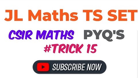 JL Maths coaching classes #jlmaths #tssetmaths #csirmaths #setmaths #jlmathematics