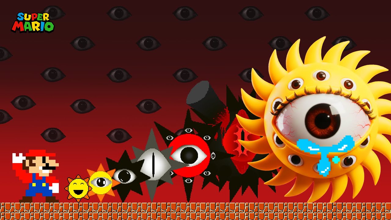 Mario vs Suika | EVOLUTION of SPRUNKI MR.SUN PHASE 1-36 SAD STORY!