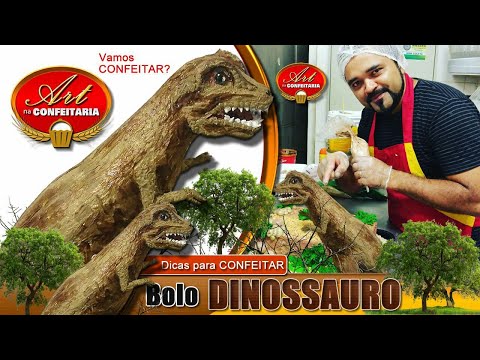 Bolo DINOSSAURO!