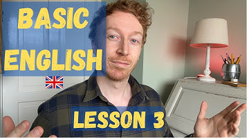Learn English Absolute Beginners -  Lesson 3 | Comprehensible Input