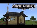 Minecraft lets play Episode 6 Sitting up a Mining area and an enchantment table.
