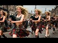 Army Of Bagpipes Scottish Womens March In Kilts Epic Celtic Music