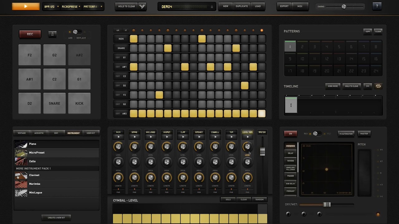 garageband mac beat sequencer