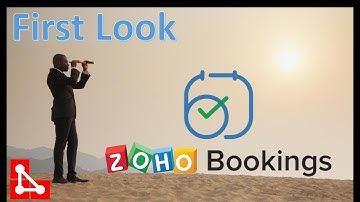 First Look Zoho Bookings