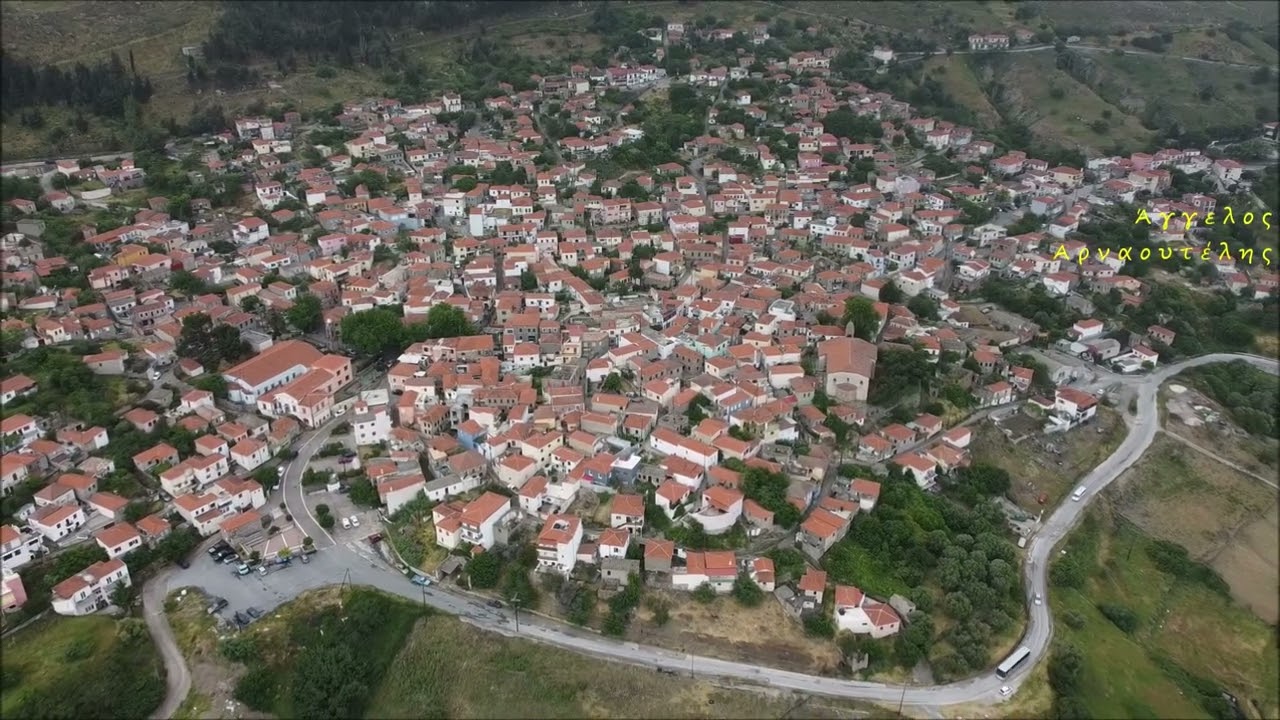 Η Άντισσα (Λέσβος) ΑΝΩΘΕΝ - Aerial video by drones Dji