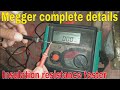 Megger review. Insulation resistance tester review. Magger testing. Megger testing. Insulation test.