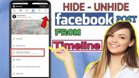 How To Hide/UnHide Posts from Facebook Timeline 2020