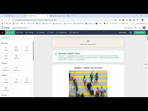 How to turn on the progress bar in ZOHO Forms