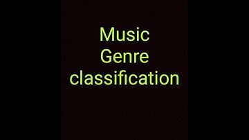 Music Genre Classification