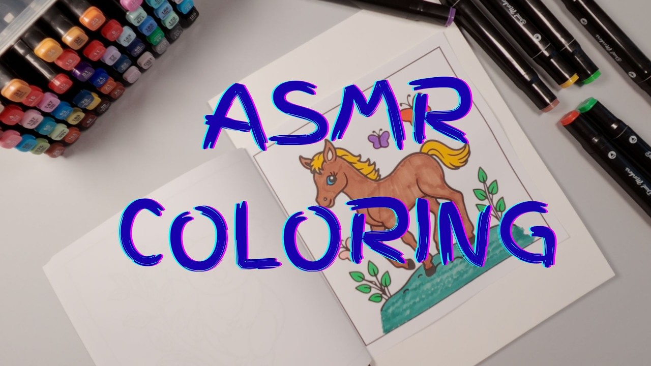 Cozy ASMR Coloring Night 🌙✨ Relax With Me