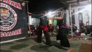 Susunan pertarungan bebas Cimande Setya Kawan Bangsalsari Jember 2025 .