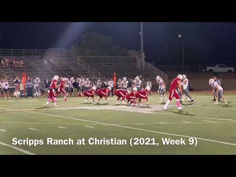 2021 EAST COUNTY PREP FOOTBALL: Scripps Ranch Def. Christian (Week 9, 2021)