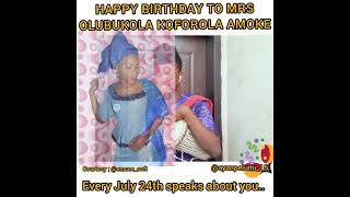 Ayanpelumi at it again-Talking drum Birthday Shout out for Mrs Kofoworola Amoke #birthday #trending