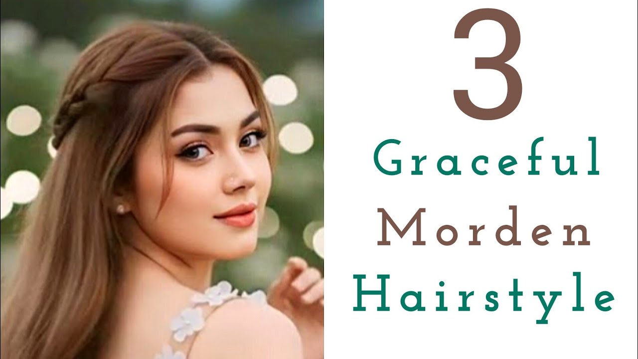 3 Graceful Morden Hairstyle | New Hairstyle | Quick Hairstyle | Open Hairstyle | Easy Hairstyle 