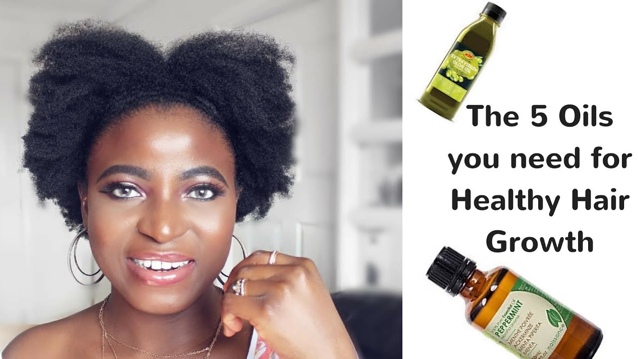 The only 5 OILS You Need For Longer, Healthier Hair | Kenny Olapade ...