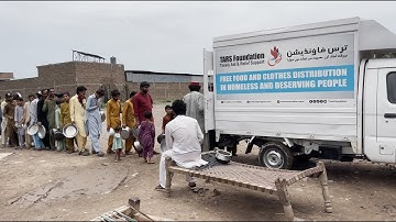 TARS Foundation | Lunch Distribution in a Slum of Peshawar in Homeless Families living in Shelters