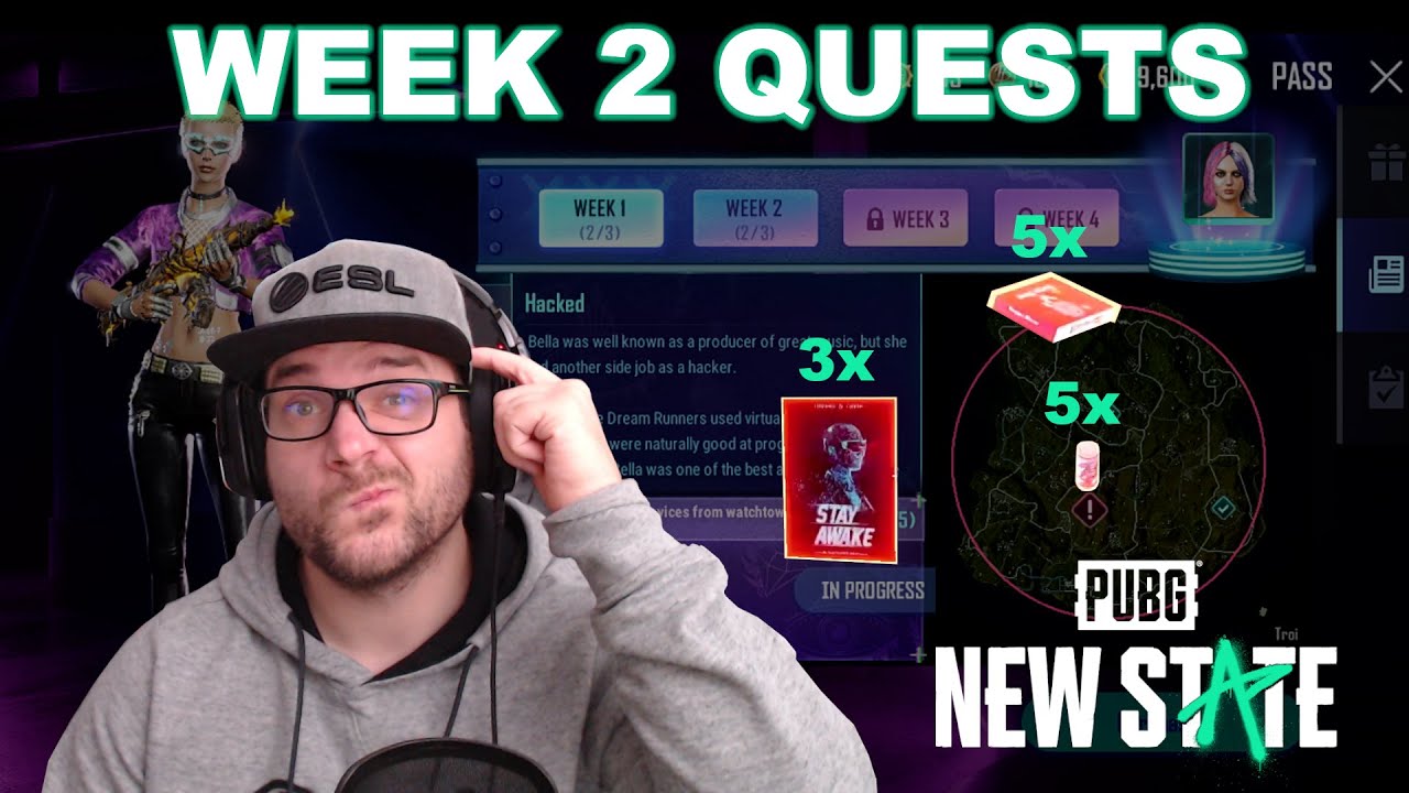 WEEK 2 Storyline Quests - Survivor Pass Volume 2 | NEW STATE MOBILE #16