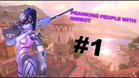 Overwatch - TROLLING PEOPLE WITH AN AIMBOT #1 (1vs1 widowmaker)