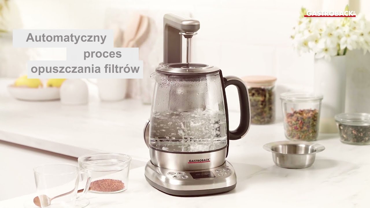 Gastroback #42440 Design Advanced Plus Automatic Tea Machine Kettle