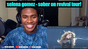 Selena Gomez - Sober (Live on the Revival Tour) (reaction)