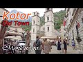 Kotor, Old Town, Montenegro, October -🌡T+27C° - walking tour, 4k