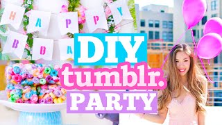 DIY Tumblr Birthday Party! Cute Decor, Snacks & Outfit Ideas! | MissTiffanyMa