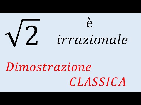 Video: Qual è il numero irrazionale compreso tra 1 e 2?