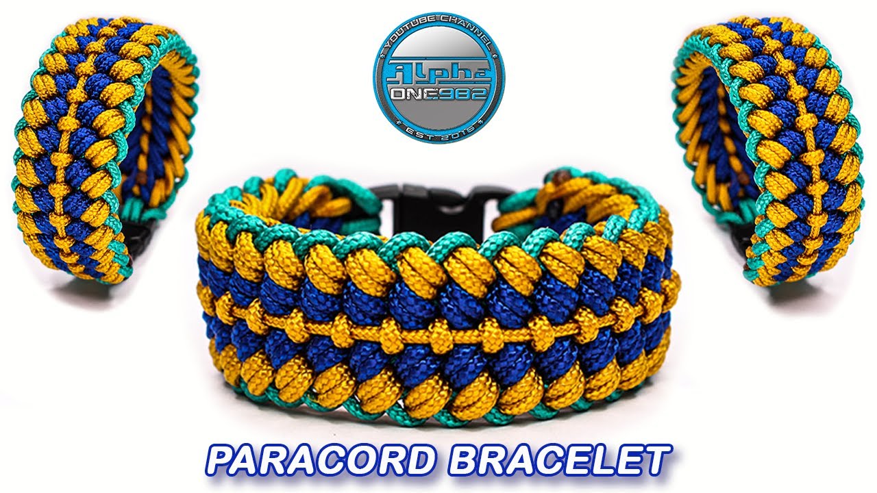 How to Make a Thin Paracord Bracelet Kahuku Sanctified Knot Tutorial 