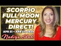 Scorpio full moon mercury direct intensity  inspiration apr2127 2023 astrology horoscope