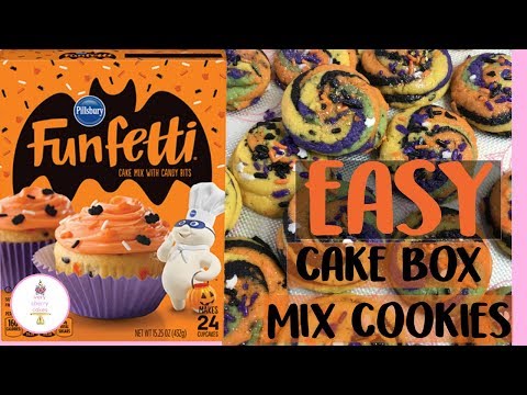 HOW TO MAKE COOKIES WITH CAKE BOX MIX