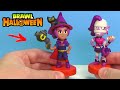 BRAWL STARS - ЭМЗ и ВЕДЬМА ШЕЛЛИ | Бравл Старс из пластилина