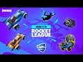 FORTNITE X ROCKET LEAGUE COLLAB - All 5 "LLAMA RAMA" Challenges For FREE Rewards In Fortnite!