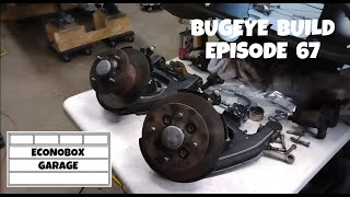 How to rebuild the Sprite's front hubs and select the correct steering arms. Bugeye Build Episode 67