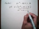 factor trinomial by gcf then grouping method