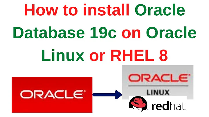 4. Oracle DBA Tutorials: How to install Oracle Database 19c on Oracle Linux or RHEL 8