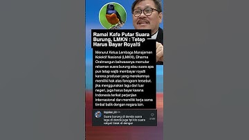 Thumbnail of Putar Suara Burung Di Kafe Tetap Bayar Royalti