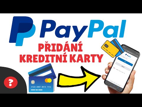 Jak PŘIDAT KREDITNÍ KARTU na PAYPAL | Návod | Mobil / PayPal