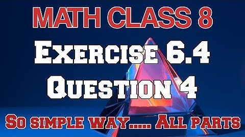 Math Unit 6 Exercise 6.4 - Factorizing Algebraic Expressions By Intelligent Math