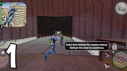 ROPE HERO: VICE TOWN (Tutorial) - Gameplay Walkthrough Part 1 (Android/iOs)