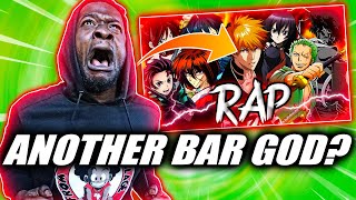 ANOTHER BAR GOD? | SWORDSMEN OF ANIME CYPHER | RAPKNIGHT ft Shwabadi, HalaCG, Connor Quest! 954mari