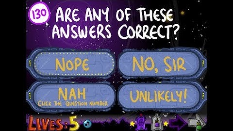 Impossible Quiz Book - Chapter 3 Walkthrough : Answers and Explanations