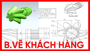 Tự học Thiết Kế NX CAD Theo Bản Vẽ Thực Tế KH