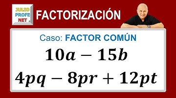 Factorización | Caso 1: factor común #julioprofe