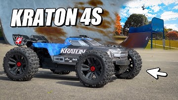 SKATEPARK BASH with my ARRMA KRATON 4S V2!