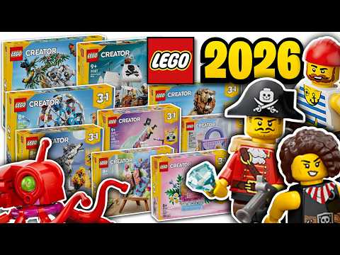 YouTube thumbnail: LEGO Creator 3 in 1 Summer 2026 Sets OFFICIALLY Revealed
