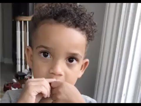 Showing My Grandson How To Bless His Food (2019)