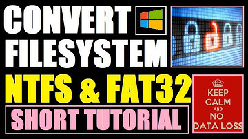 How to Convert FAT32 to NTFS In Windows 10 | NTFS vs FAT32 | NTFS or FAT32 |  Without Loosing Data