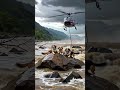 Big Helicopter rescue dog in flood area | AI Video