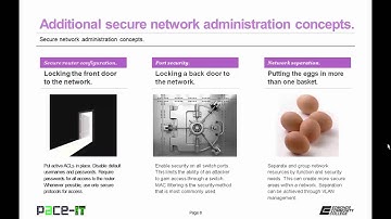 PACE-IT: Security+ 1.2 - Secure Network Administration Concepts